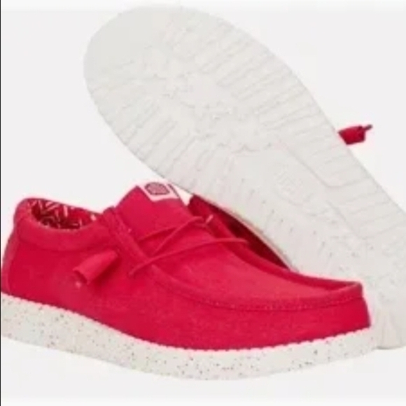 Hey Dude Red Flats & Loafers - Picture 3 of 4